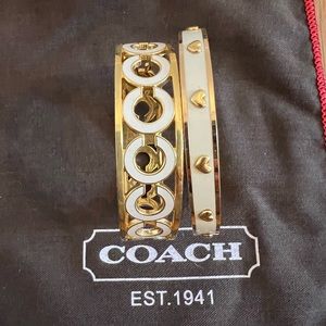 Pair of Coach bracelets